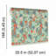 Papier peint Boswell vert floral Margarida-281547531