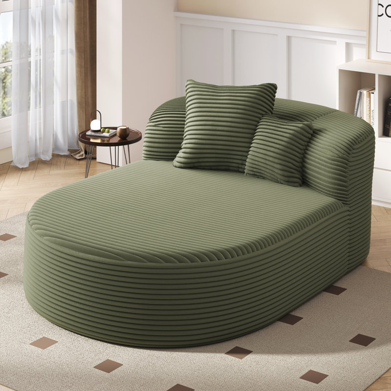Canapé moderne sans méridienne, Vert