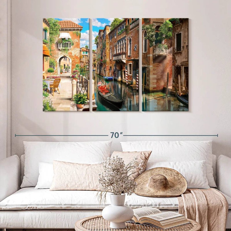 Mehar Venice Canal House, H 32 po x l 50 po