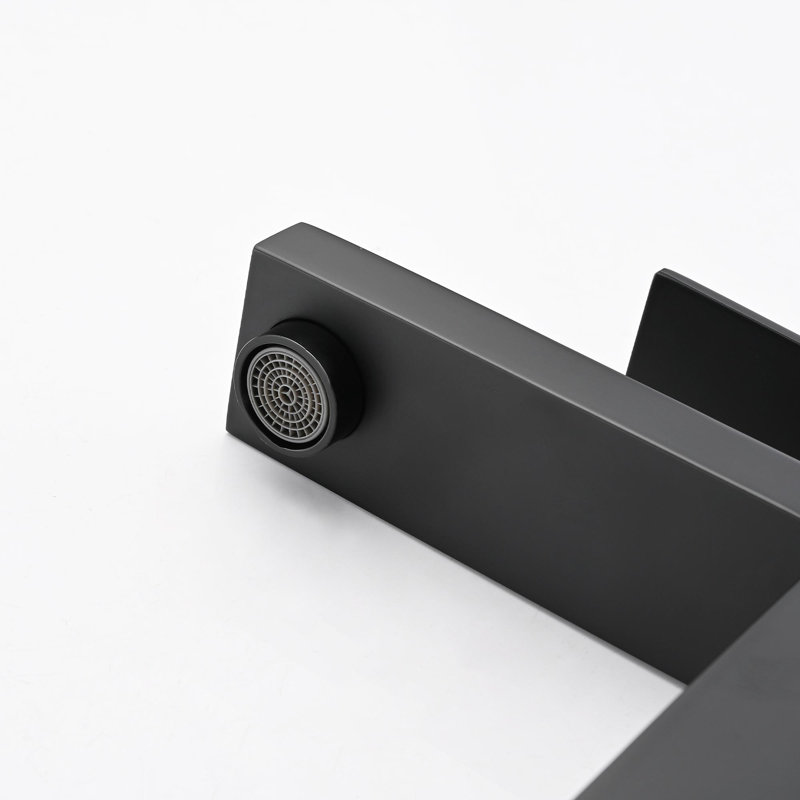 Bathroom Single Handle Stainless Steel Faucet, Matte Black