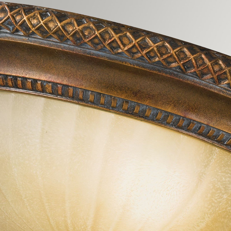Pulaski Glass Flush Mount