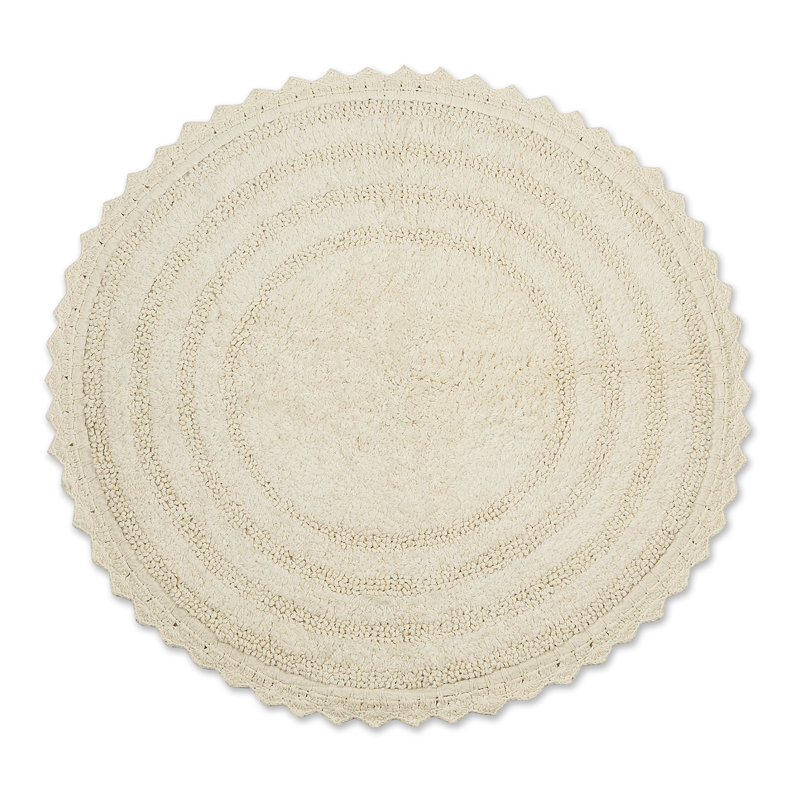 Lisk Bath Rug, Cream