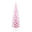 Arbre de Noël neige enneigé, arbre de Noël mince avec branches réalistes et base en plastique-178379398