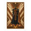 Tapis brun moelleux moelleux Art Deco Paladin-1553751840