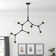 Sturges 9 - Light Dimmable Sputnik Linear Chandelier