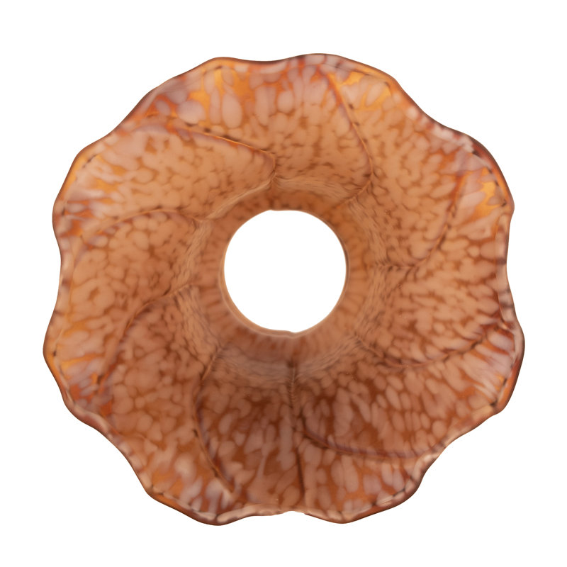 Novelty Lamp Shade, Amber, 6" H x 4" W x 4" D