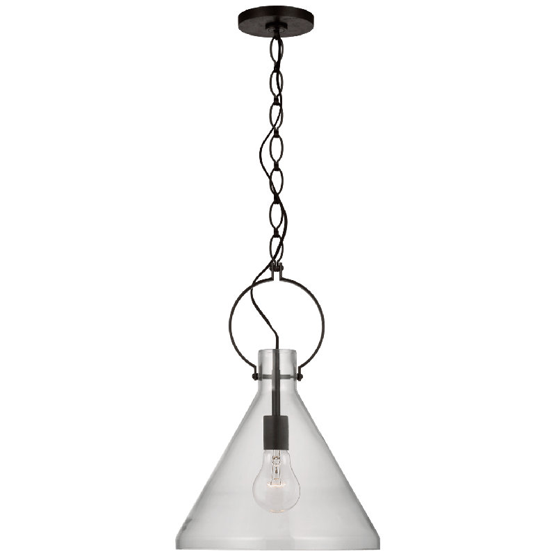 Limoges 1 - Light LED Pendant, 20" H x 14.25" W x 14.25" D