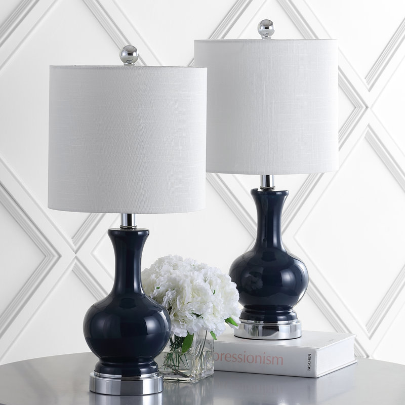 Hillsville Table Lamp, Navy