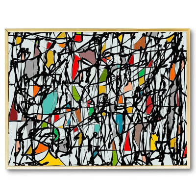 Pollock Wink Print by Angel Estevez