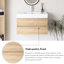 Meuble-lavabo mural 36 po avec lavabo à surface solide intégré-30157743