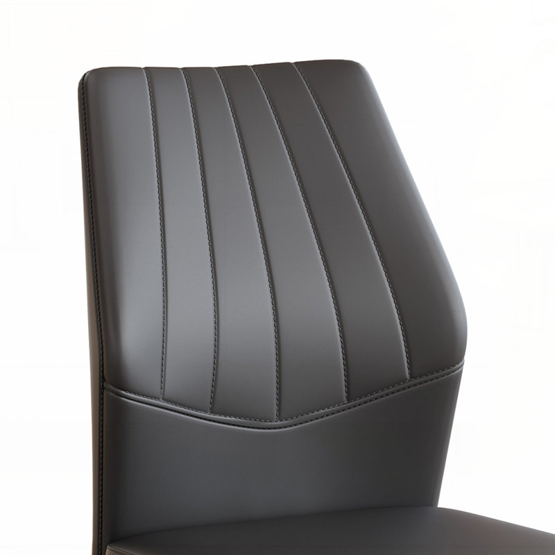 Ensemble de 4 chaises de salle à manger, 4, Noir