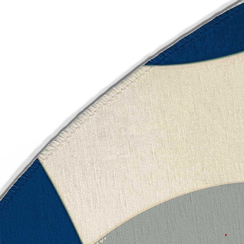Funky Jive Indoor And Outdoor Area Rug, Round 5'