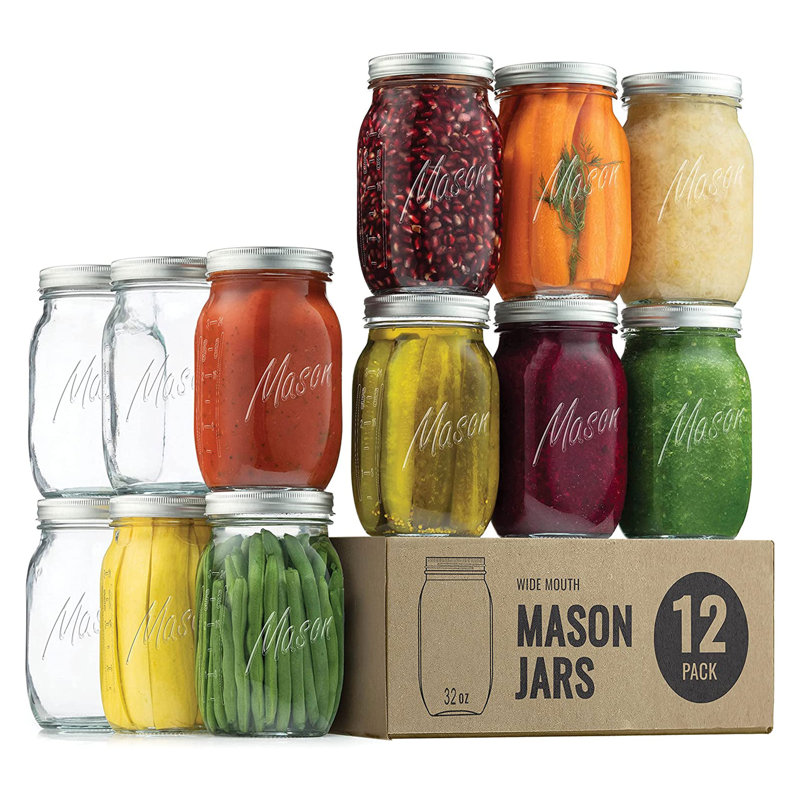 13 pièces - Ensemble de pots Mason