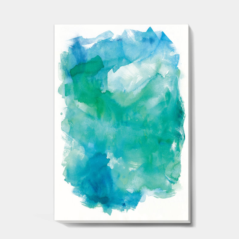 Verre de mer - reproduction d'art sur toile tendue, H 20 po x l 12 po x P 1po