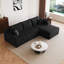 Canapé d'angle Cloud de 95 pouces, canapé modulaire en forme de U sans assemblage requis avec assises profondes-1663726780