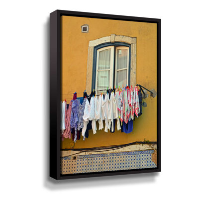 " Laundry Day In Lisbon " by Kathy Yates