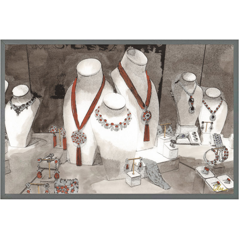 Single Picture Frame Print, 51cm H x 76cm W x 4cm D, Grey