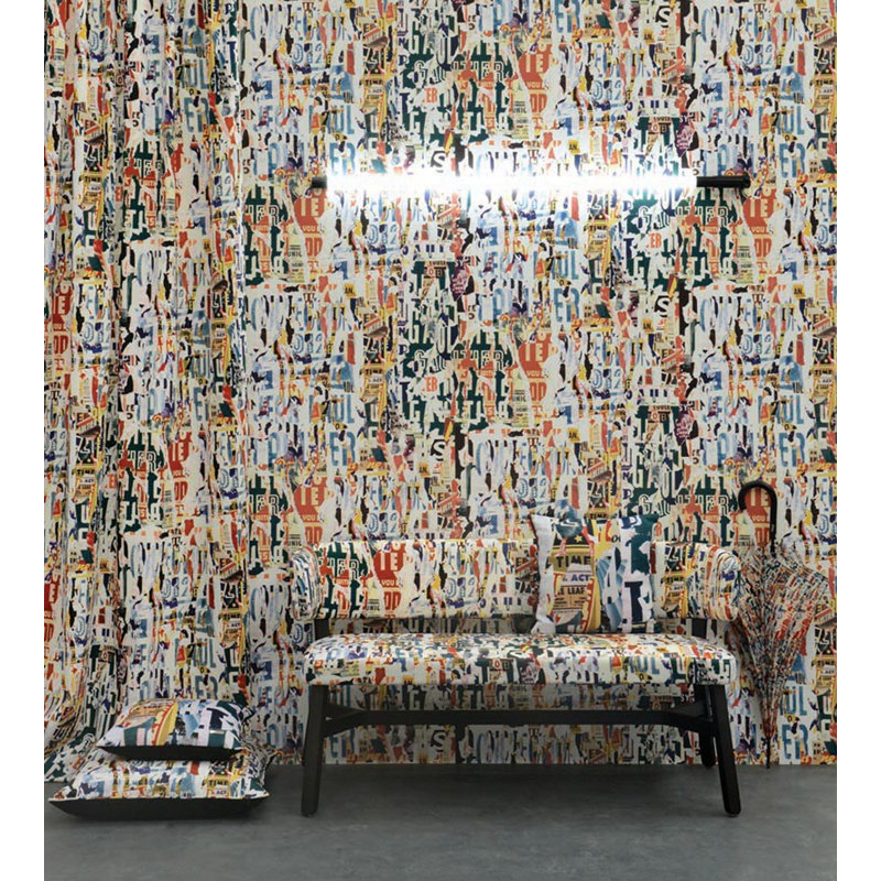 Voyages Voyages Abstract Wallpaper Double Roll, Naturel