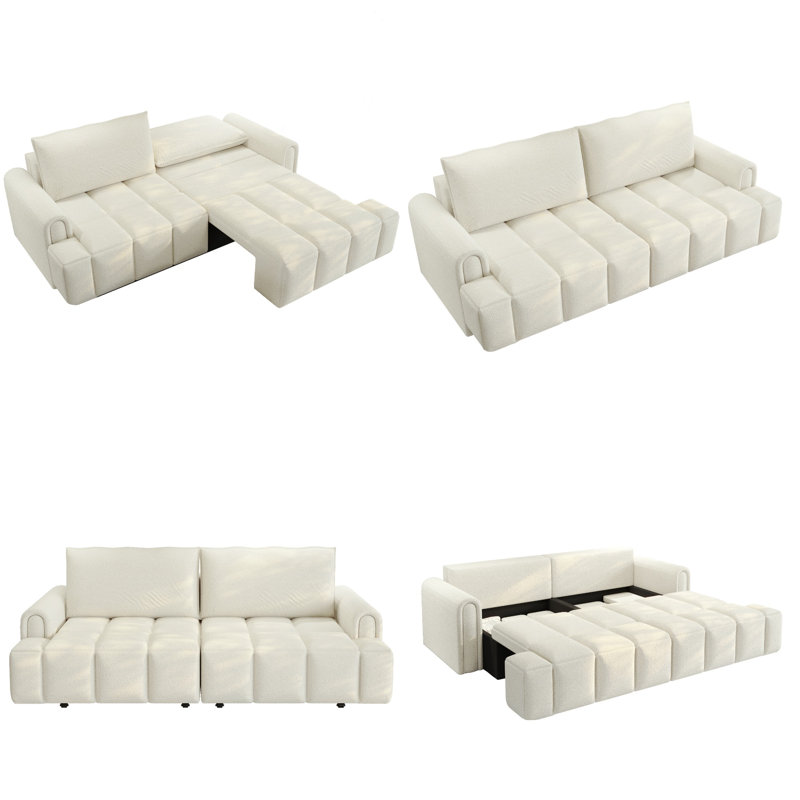 Panier à linge avec couvercle, panier à linge sale 160L pour panier à linge 3 sections, panier à linge 3 compartiments avec sacs intérieurs et étiquettes amovibles