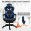 Inbox Zero Jagjit Adjustable Reclining Ergonomic Faux Leather Swiveling PC & Racing Game Chair-1653237500