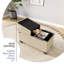 Banc de rangement avec repose-pieds Vérrant-130802504-130802505