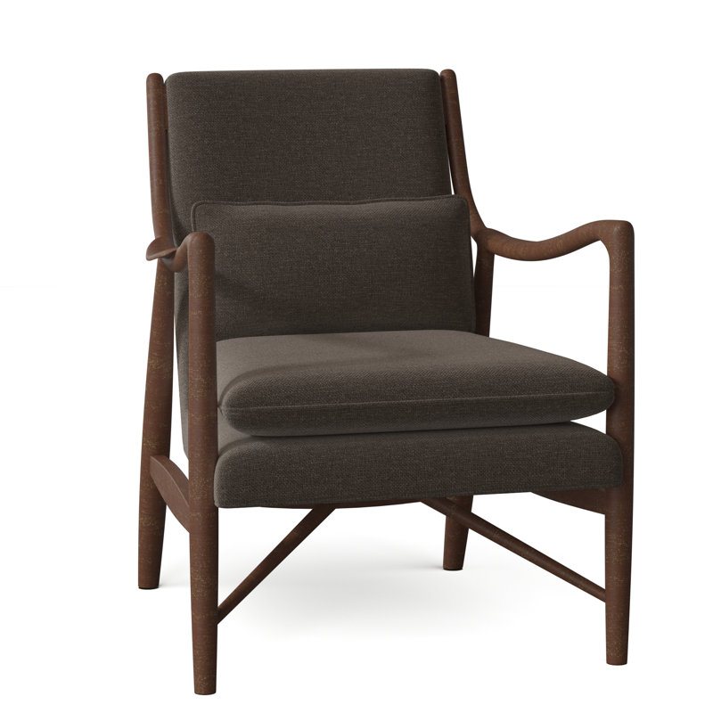 Cole Armchair, Walnut, Linen (3152 72)