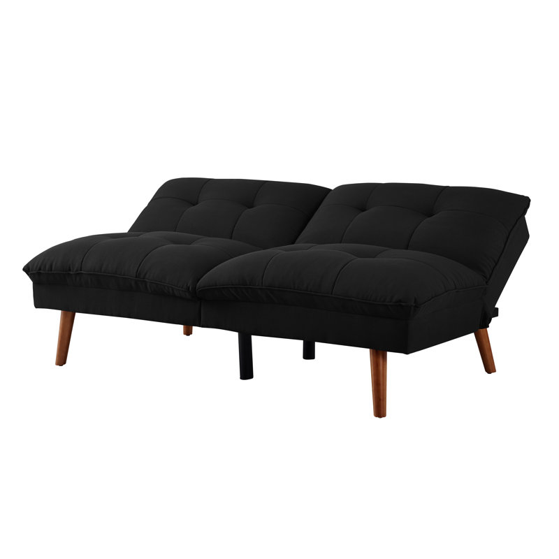 Canapé convertible Carleigh, Noir