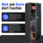 10-12 Gun Safe,Fingerprint Gun Safes for Home Rifle and Pistols,Large Gun Cabinets for Rifles and Shotguns with Scope,Long Rifle Safe with Adjustable Shelves and Gun Racks,Unassembled