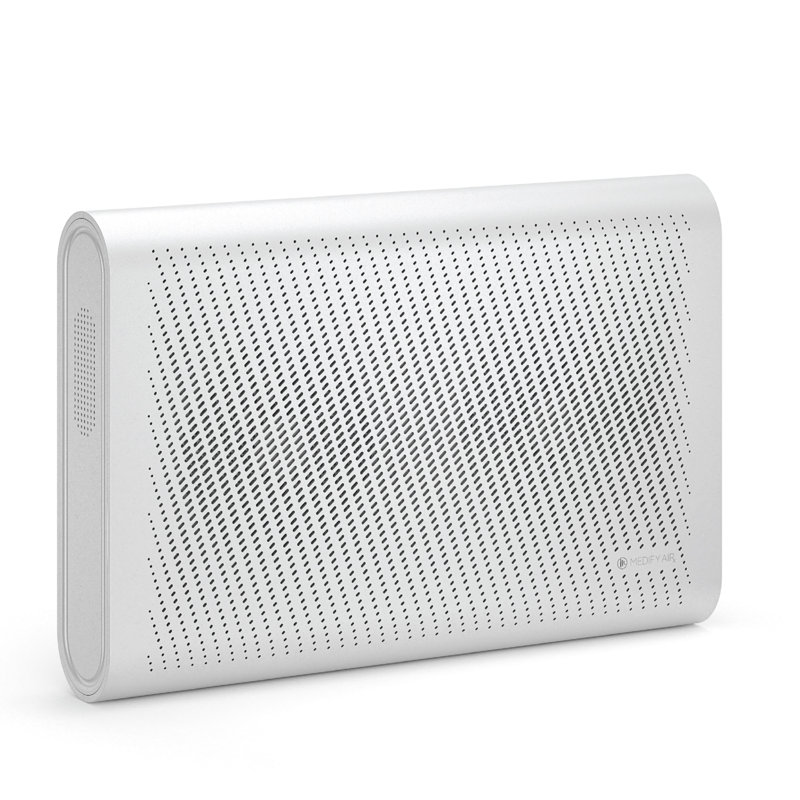 Medify Air Wall Mount Air Purifier Air Purifier with True HEPA Filter for 640 Cubic Feet, Silver