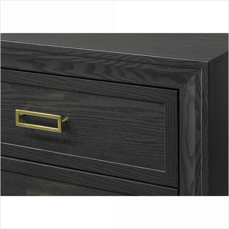 Table de chevet 2 tiroirs Modern Glam