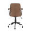Chaise de bureau en similicuir espresso-338592575