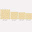 Coussin décoratif d'extérieur jaune à carreaux mosaïques géométriques Ninola Design Everyday Artifact Checker-137417891