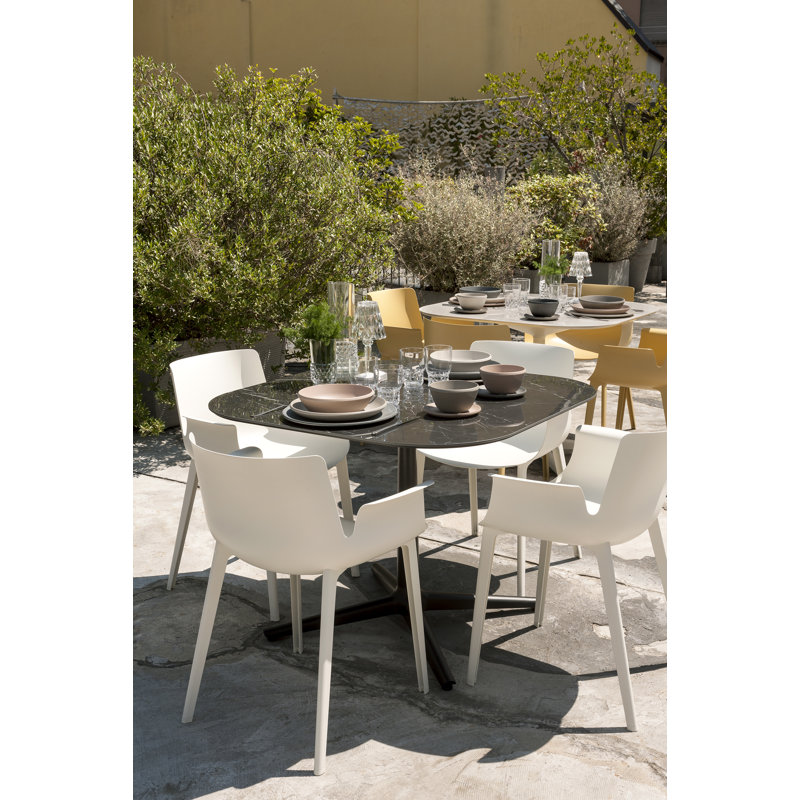 Outdoor Dining Armchair, White