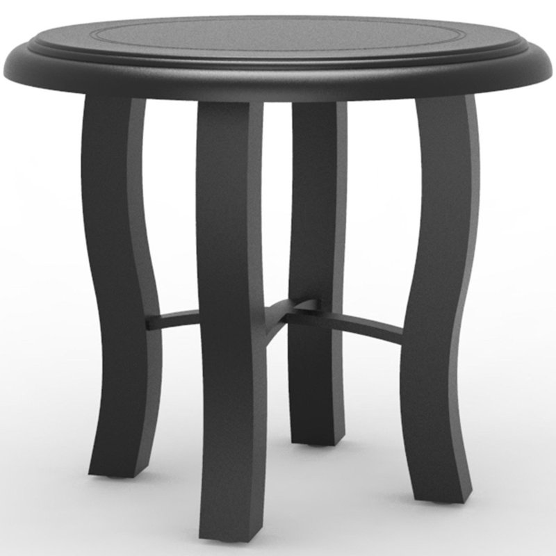 Table d'appoint ronde, Huître