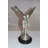 Rolls Royce Spirit of Ecstasy Small Bronze Statue - Mererid Flying Lady Sculpture, 9"L x 9"W x 14"H
