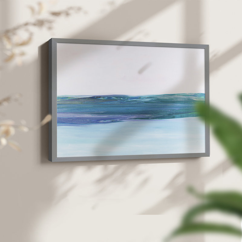 Easy Does It -Framed Print - Restickable, H 11 po x l 14 po, Gris