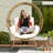Wicker Outdoor Patio Egg Chair with Cushion-1109169158