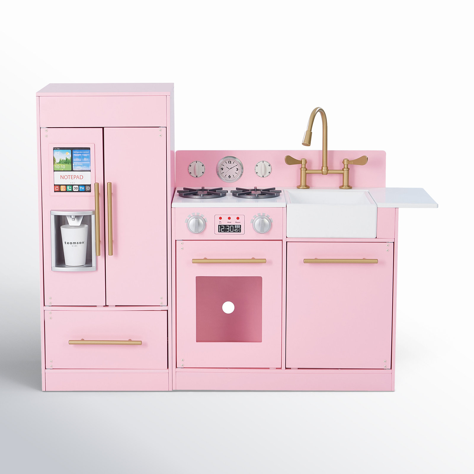 Teamson Kids Little Chef Charlotte Play Kitchen, Pink