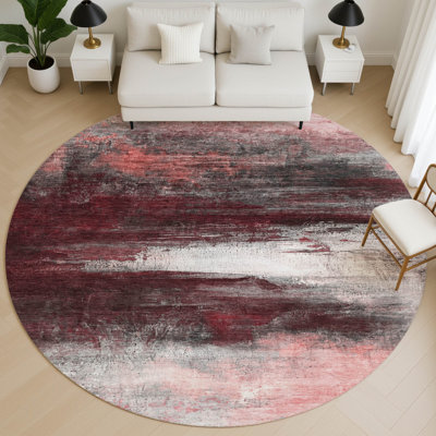Tapis abstrait lavable à la machine de qualité supérieure Mayfield