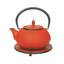 "Arare" 40 Fl. Oz. Red With Trivet