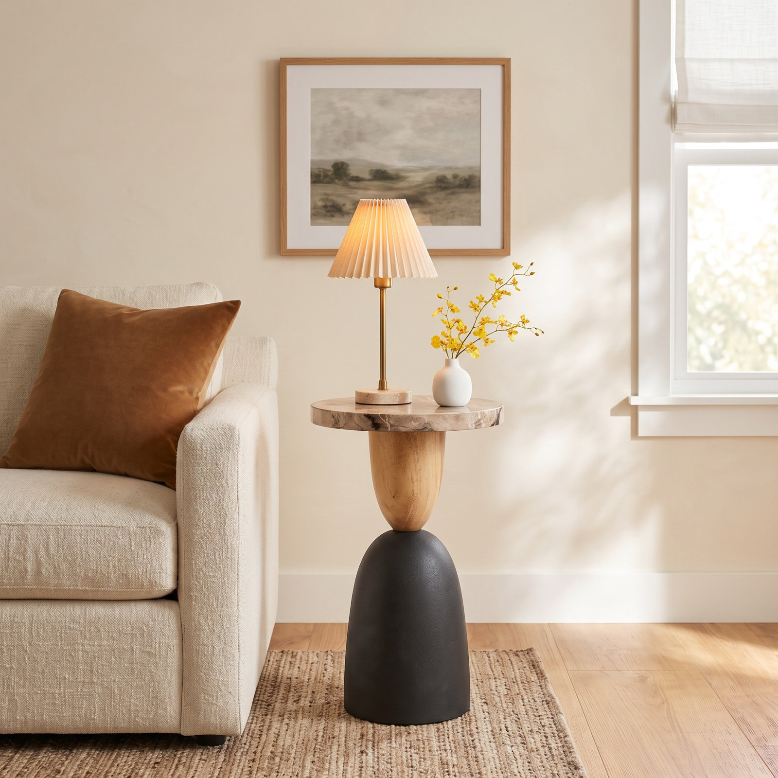 Magnolia 12" Acacia End Table