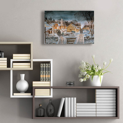 «The Homecoming» par Stanton Manolakas, art mural en verre acrylique,