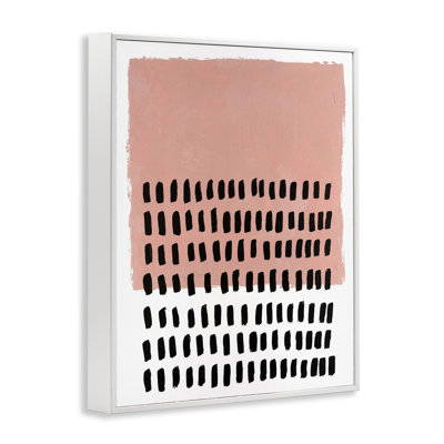  Pink Dotted Pattern Giclee Art by Michael Willett