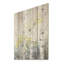 Forêt de bouleaux gris et jaune - Art sur bois de pin naturel-2107381984