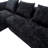 Modular Sectional Sofa, Modern Modular L-Shaped Sofa With Chaise Longue, Equipped With Small Side Pockets And Free Of Compression During Installation.-397817497