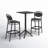 Farrah 23.6" W Plastic Folding 3-Piece Patio Bar Set-79124680