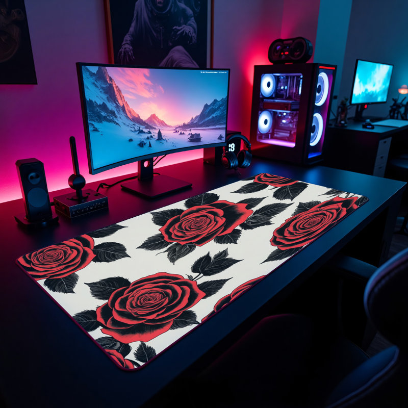 Polyester Desk Pad, 31.5x15.5