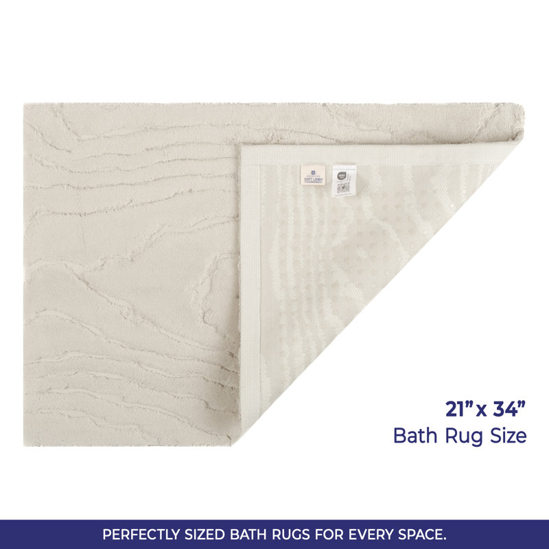 Tapis de bain antidérapant, Beige