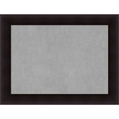 Portico Espresso Framed Magnetic Organization Board