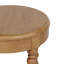 Table d'appoint Elora à pieds tournés ronds avec tablette, 40 cm de largeur, démontable, couleur naturelle claire